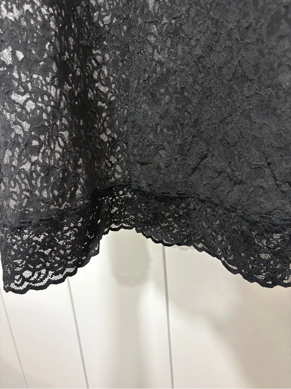 Victoria's Secret Silver Label Cami Lace Black Mini Dress Size XS Vintage